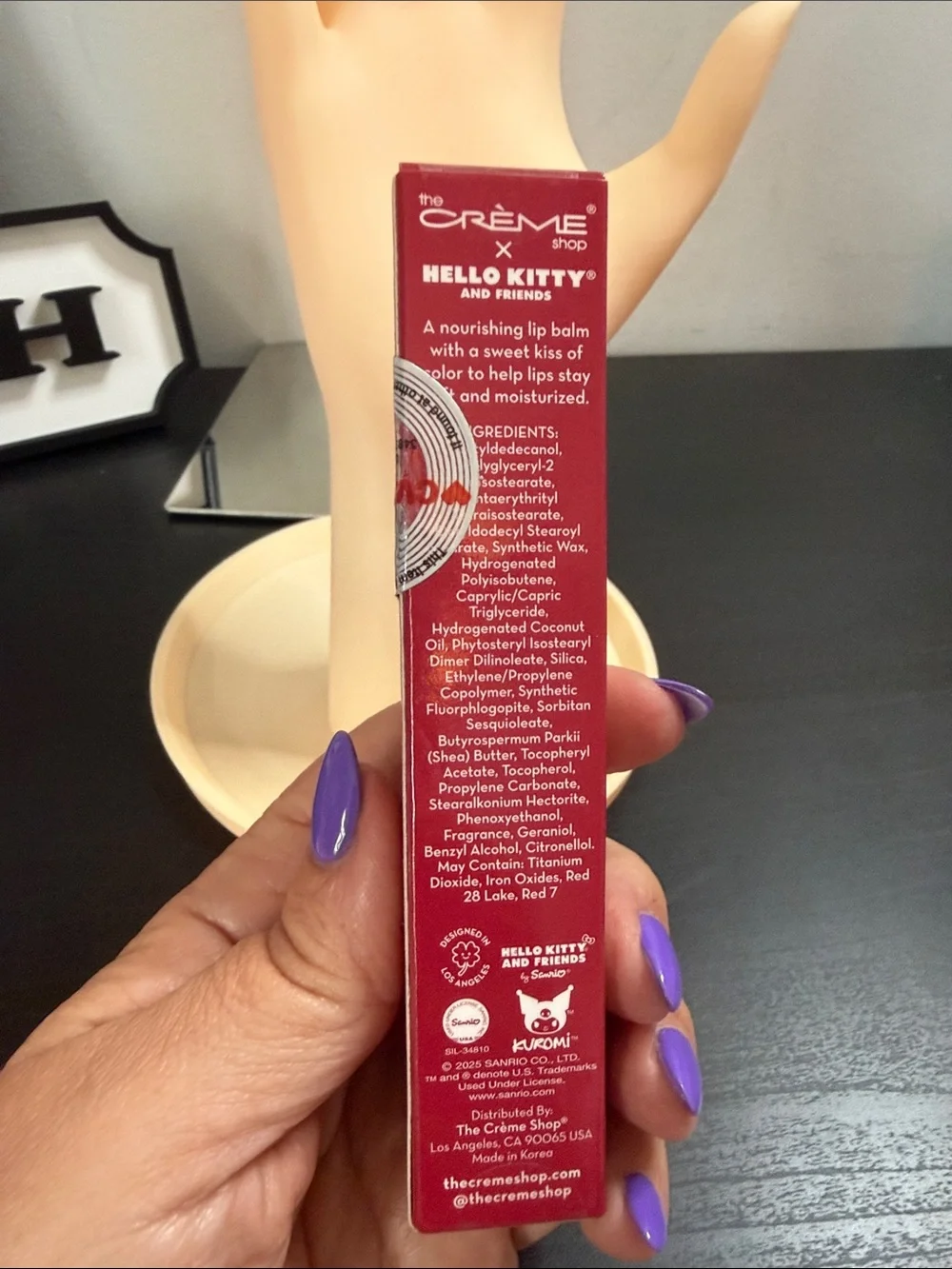 The Crème Shop x Hello Kitty Hello Lippy tinted moisturizing lip balm